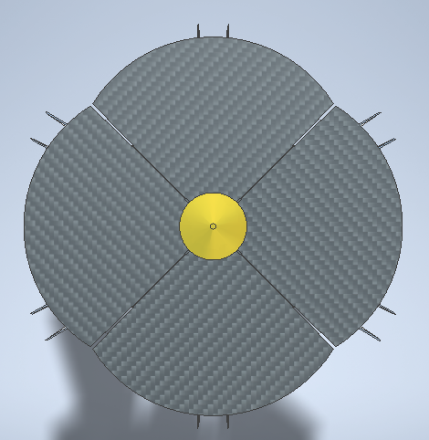 路边太阳能伞3D数模图纸+INVENTOR设计缩略图